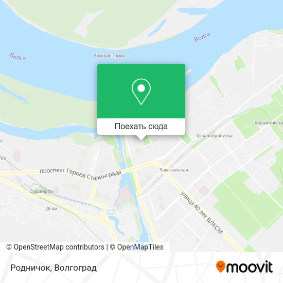 Карта Родничок