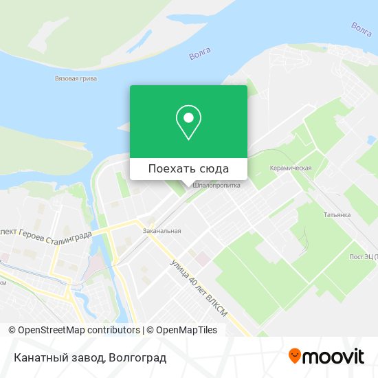 Карта Канатный завод