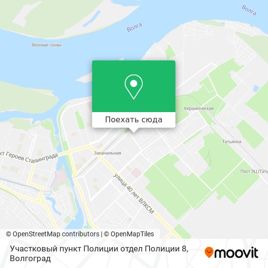 Карта Участковый пункт Полиции отдел Полиции 8