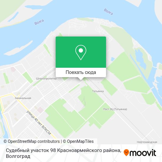 Карта Судебный участок 98 Красноармейского района