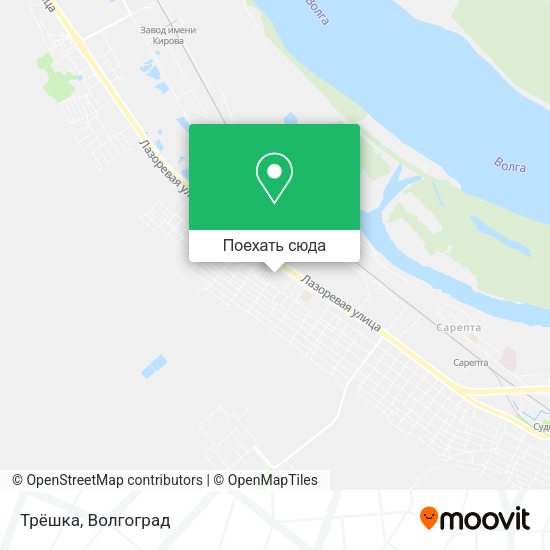 Карта Трёшка