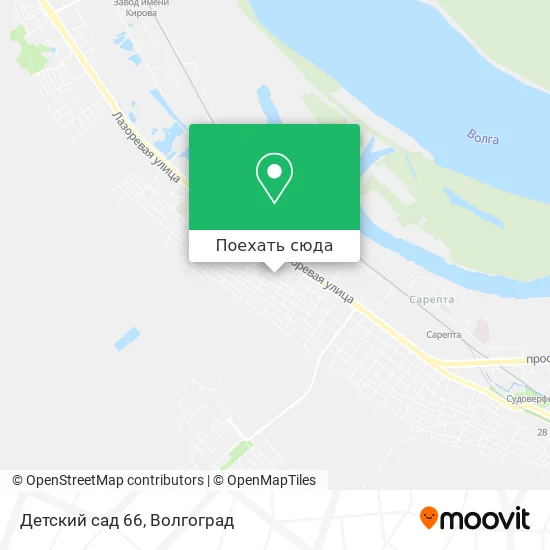 Карта Детский сад 66