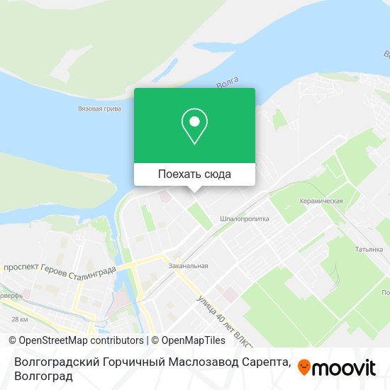 Карта Волгоградский Горчичный Маслозавод Сарепта