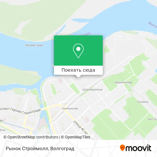 Карта Рынок Строймолл