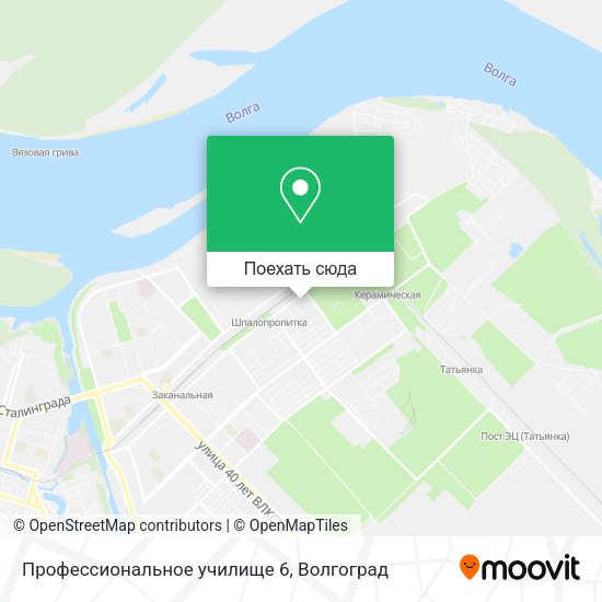 Карта Профессиональное училище 6