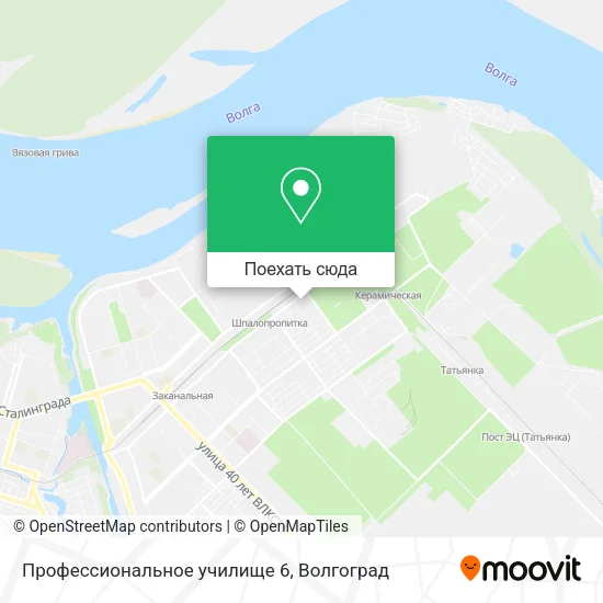 Карта Профессиональное училище 6