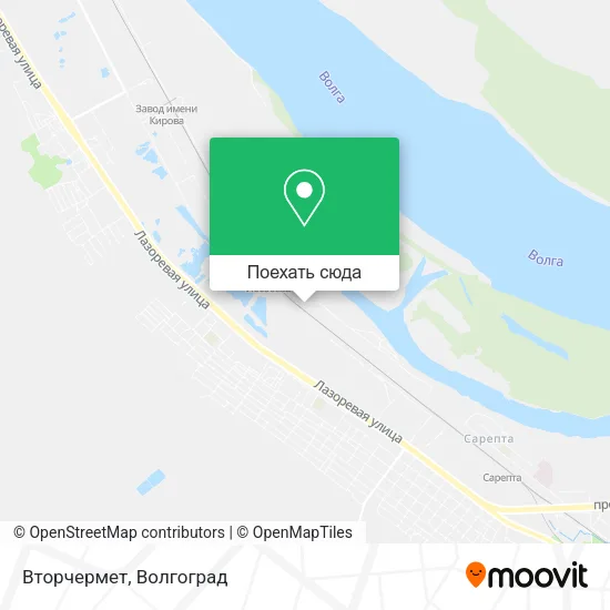 Карта Вторчермет