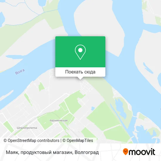 Карта Маяк, продуктовый магазин
