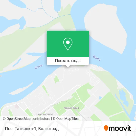 Карта Пос. Татьянка-1