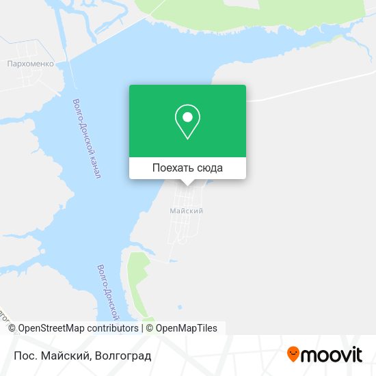Карта Пос. Майский