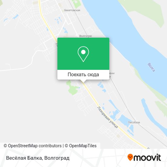 Карта Весёлая Балка