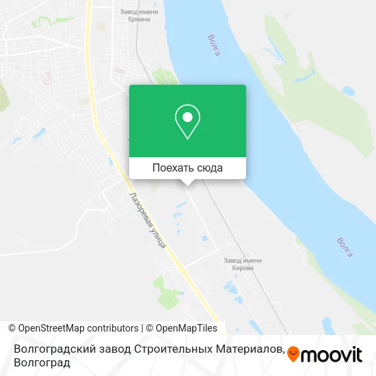 Карта Волгоградский завод Строительных Материалов