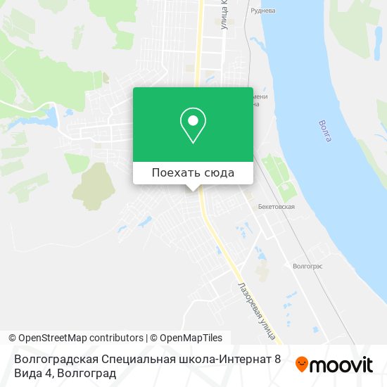 Карта Волгоградская Специальная школа-Интернат 8 Вида 4