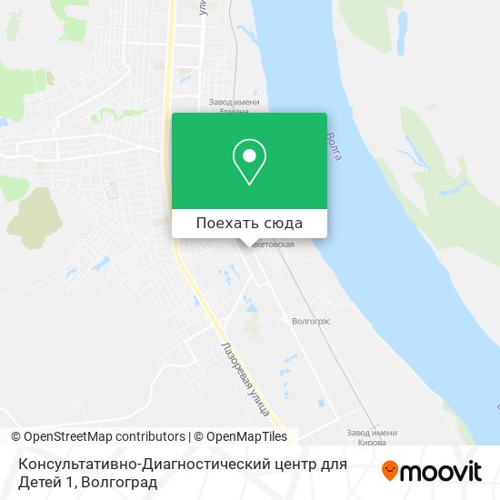 Карта Консультативно-Диагностический центр для Детей 1