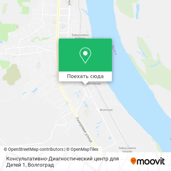 Карта Консультативно-Диагностический центр для Детей 1