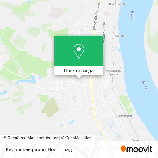 Карта Кировский район