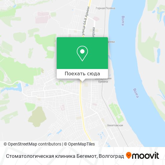 Карта Стоматологическая клиника Бегемот
