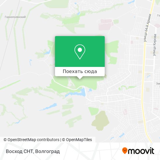 Карта Восход СНТ