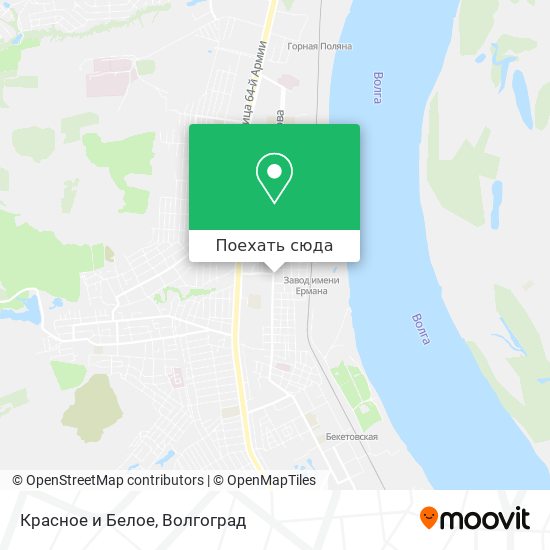 Карта Красное и Белое