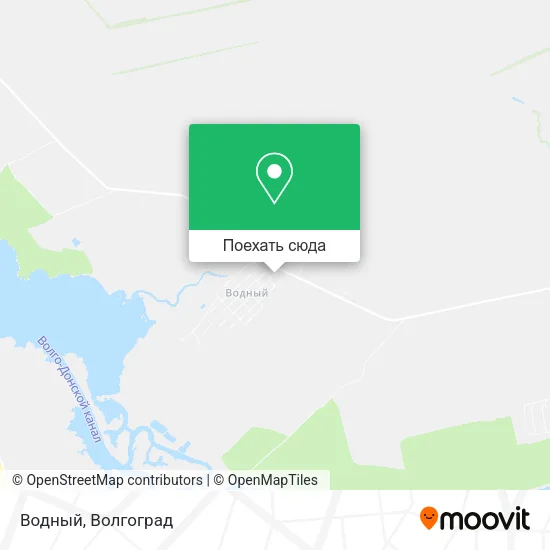 Карта Водный