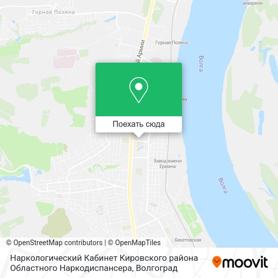 Карта Наркологический Кабинет Кировского района Областного Наркодиспансера