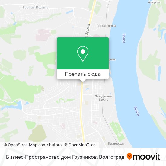 Карта Бизнес-Пространство дом Грузчиков