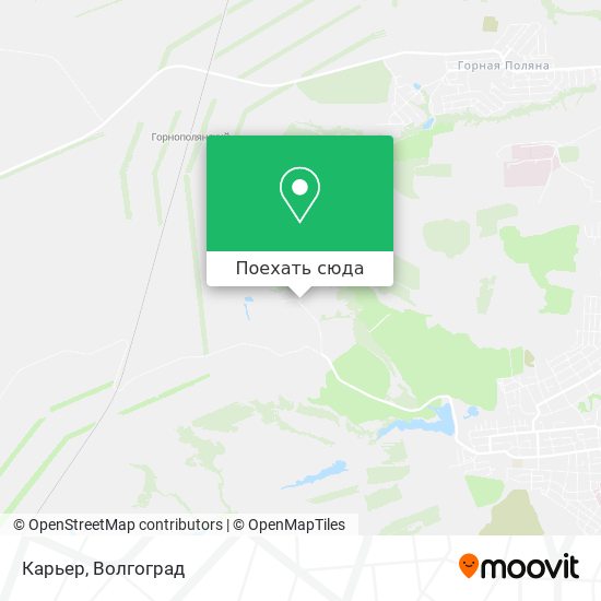 Карта Карьер