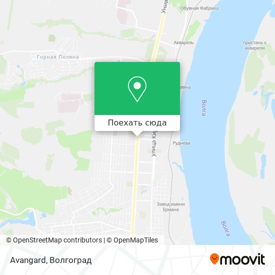 Карта Avangard