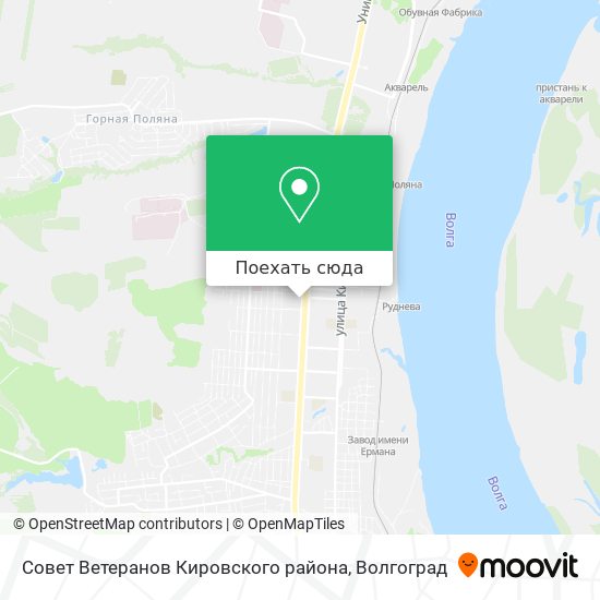 Карта Совет Ветеранов Кировского района