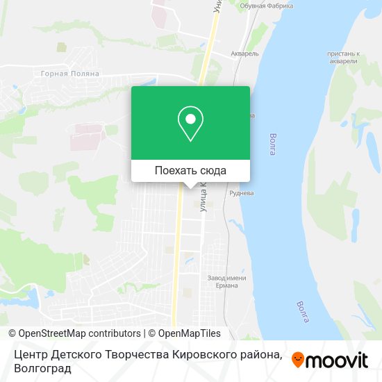 Карта Центр Детского Творчества Кировского района