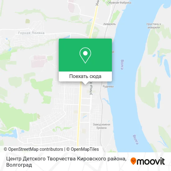 Карта Центр Детского Творчества Кировского района