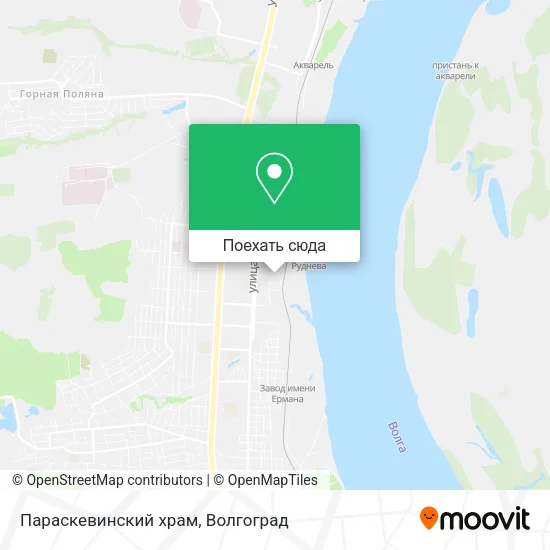 Карта Параскевинский храм