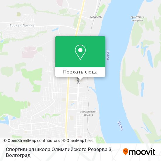 Карта Спортивная школа Олимпийского Резерва 3