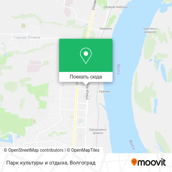 Карта Парк культуры и отдыха