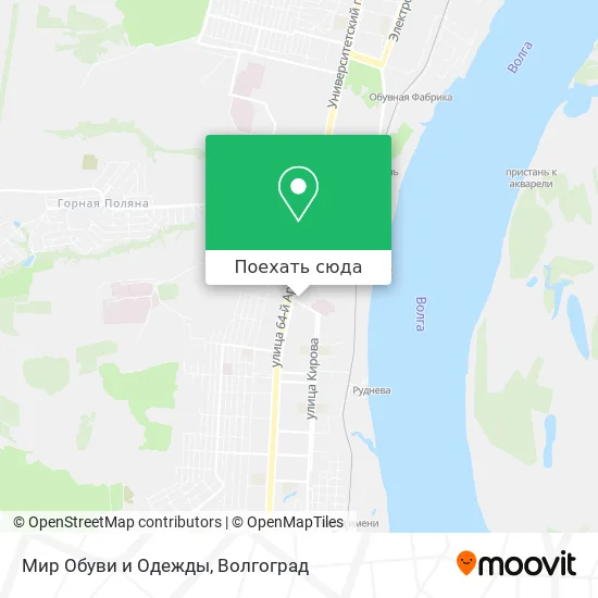 Карта Мир Обуви и Одежды