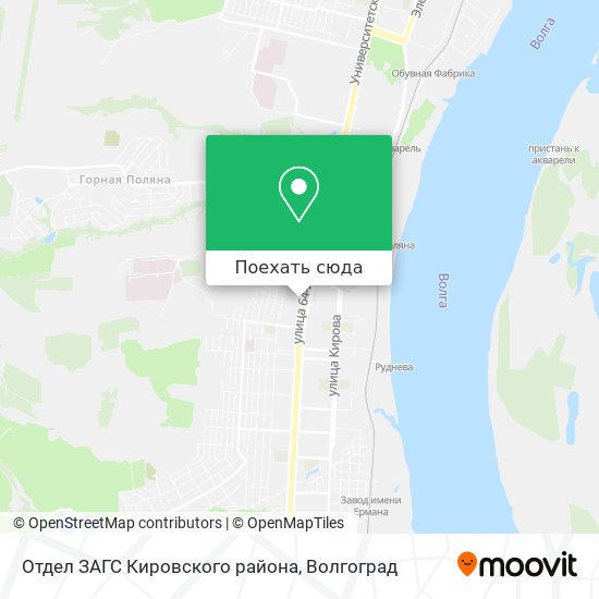Карта Отдел ЗАГС Кировского района
