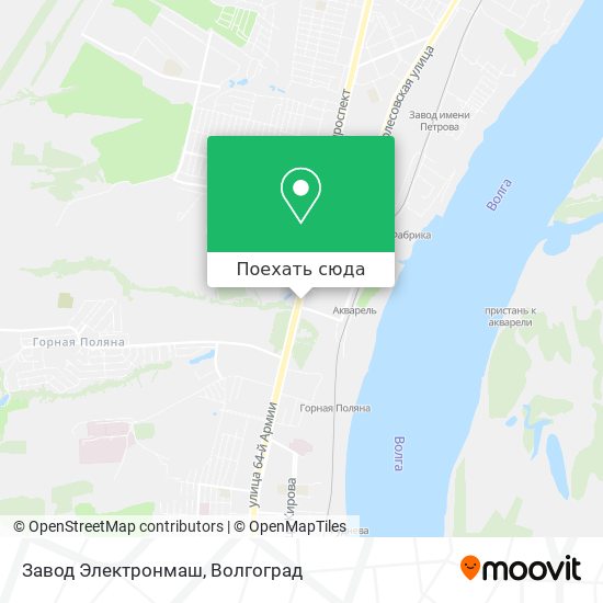 Карта Завод Электронмаш