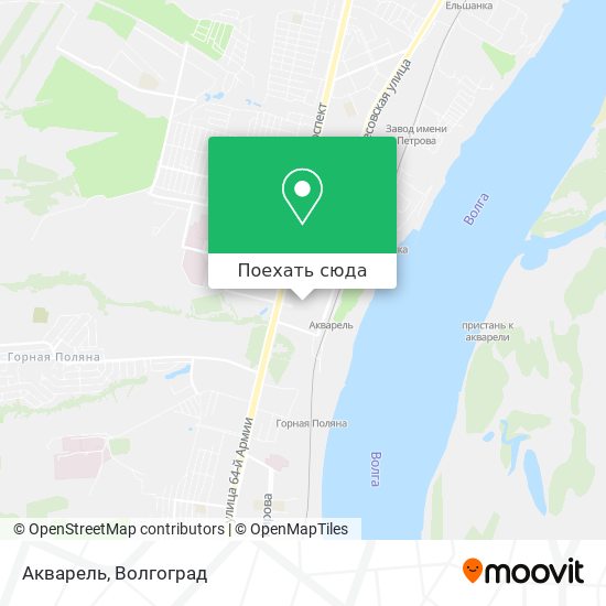 Карта Акварель