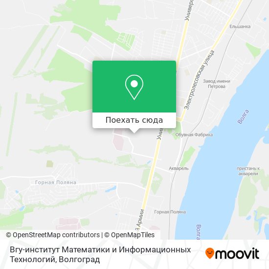 Карта Вгу-институт Математики и Информационных Технологий