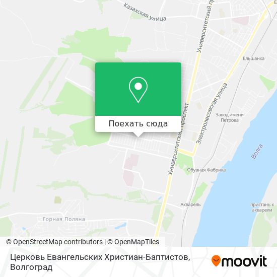 Карта Церковь Евангельских Христиан-Баптистов