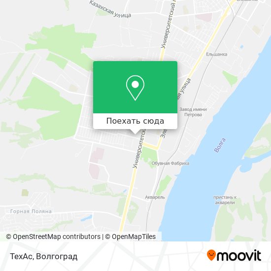 Карта ТехАс