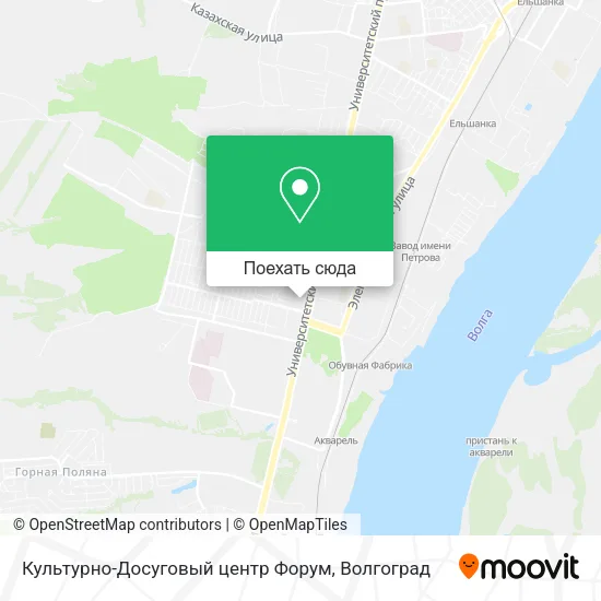 Карта Культурно-Досуговый центр Форум
