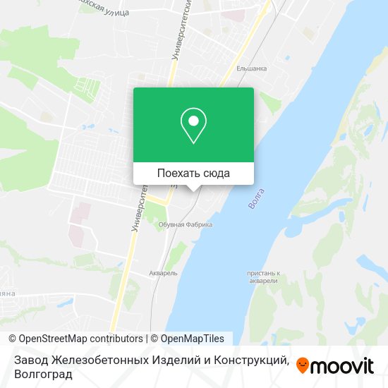 Карта Завод Железобетонных Изделий и Конструкций