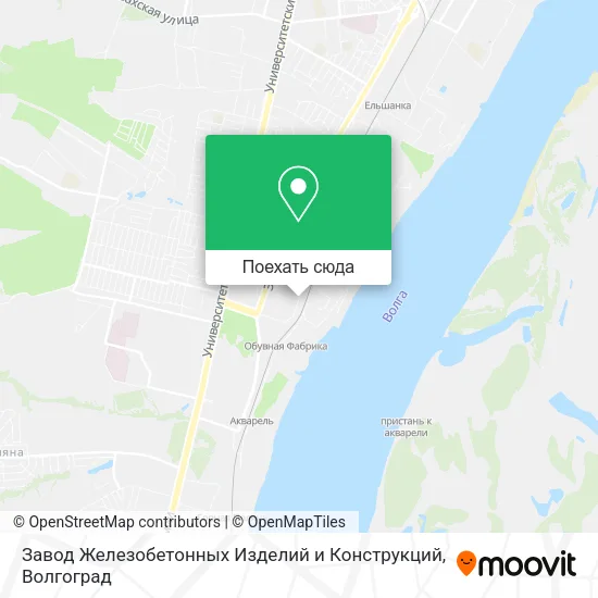 Карта Завод Железобетонных Изделий и Конструкций