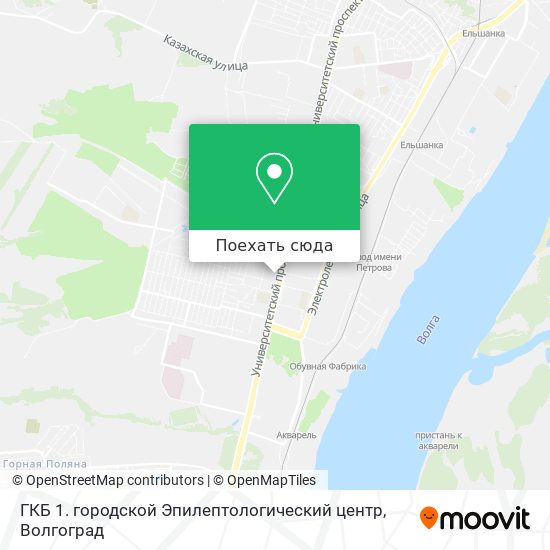 Карта ГКБ 1. городской Эпилептологический центр