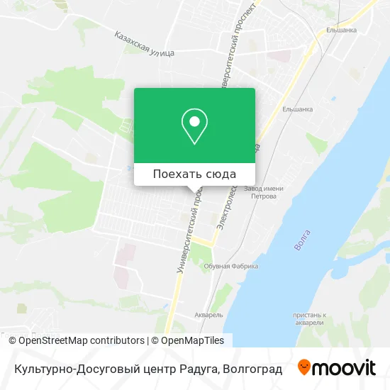 Карта Культурно-Досуговый центр Радуга