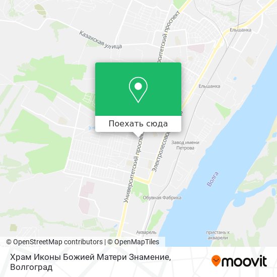 Карта Храм Иконы Божией Матери Знамение