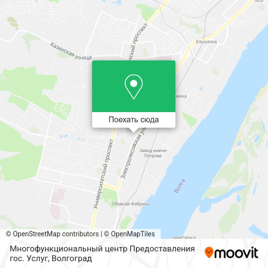 Карта Многофункциональный центр Предоставления гос. Услуг
