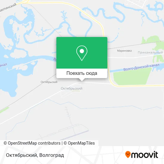 Карта Октябрьский