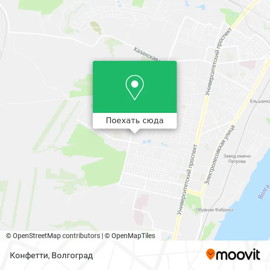 Карта Конфетти